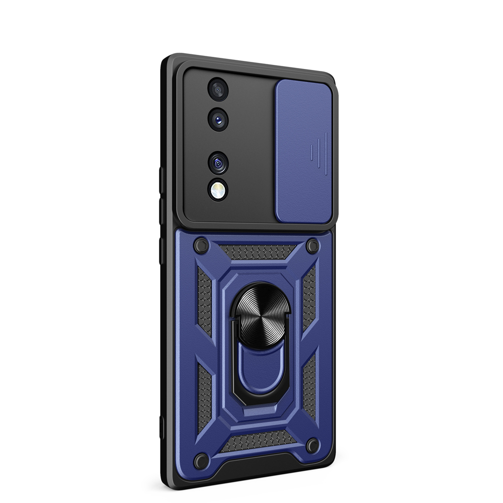 Honor 70 Kılıf Magnetik Standlı Kamera Korumalı Zore Sürgülü Vega Kapak - 1