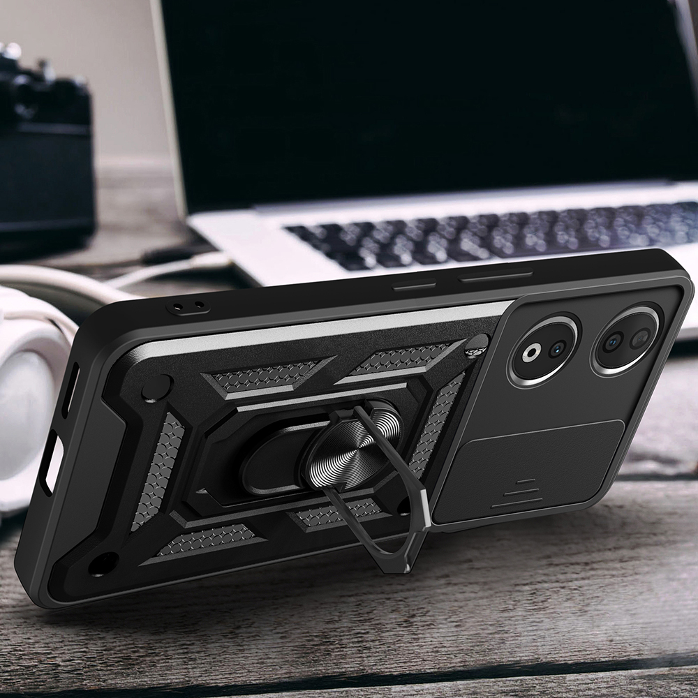 Honor 90 Kılıf Magnetik Standlı Kamera Korumalı Zore Sürgülü Vega Kapak - 6