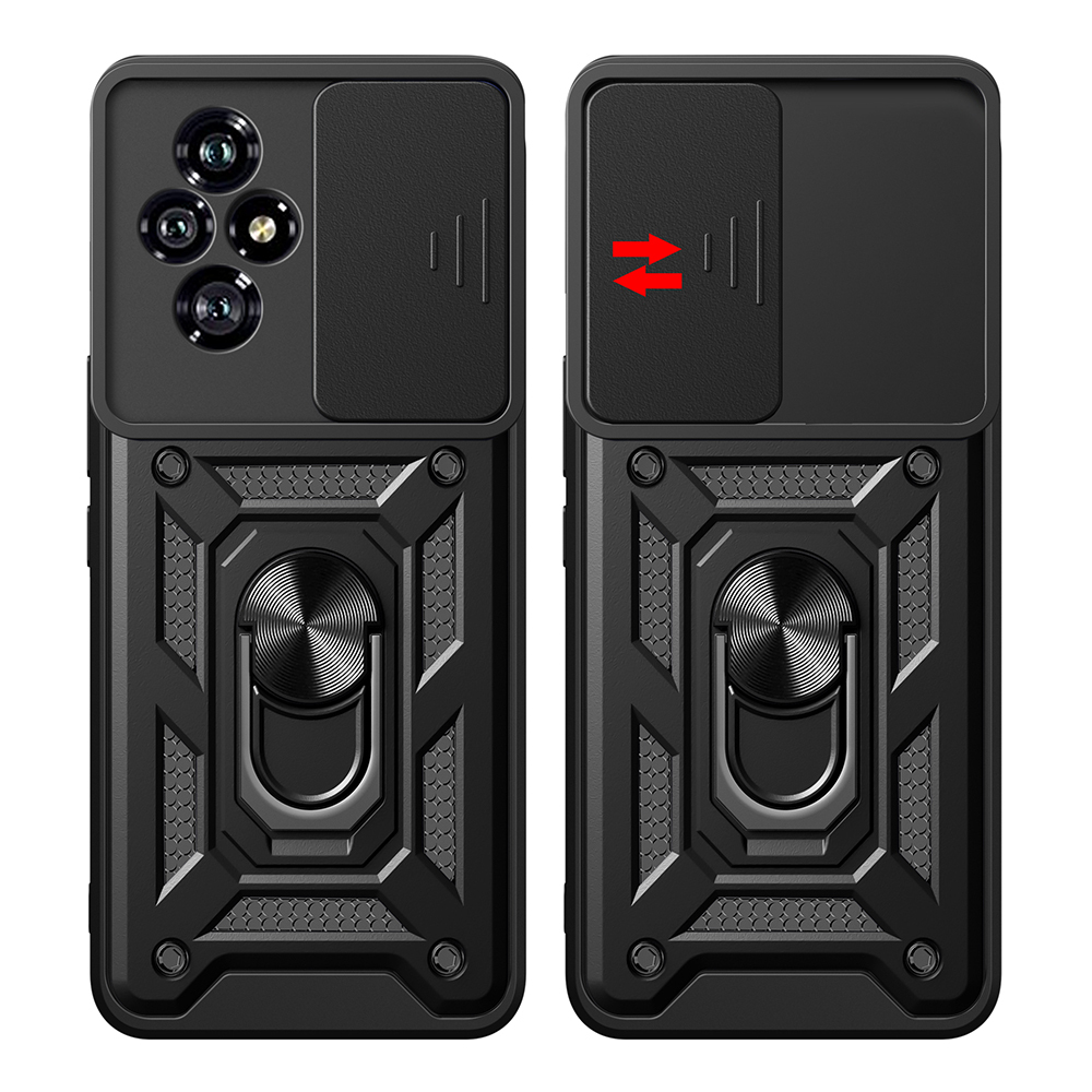 Honor 200 Kılıf Magnetik Standlı Kamera Korumalı Zore Sürgülü Vega Kapak - 2