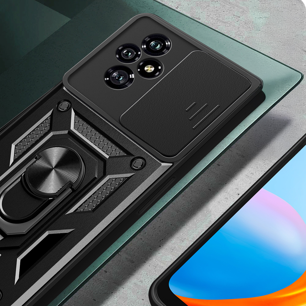 Honor 200 Kılıf Magnetik Standlı Kamera Korumalı Zore Sürgülü Vega Kapak - 5