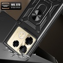 İnfinix Note 40 Pro Kılıf Magnetik Standlı Kamera Korumalı Zore Sürgülü Vega Kapak - 2