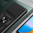 İnfinix Note 40 Pro Kılıf Magnetik Standlı Kamera Korumalı Zore Sürgülü Vega Kapak - 4