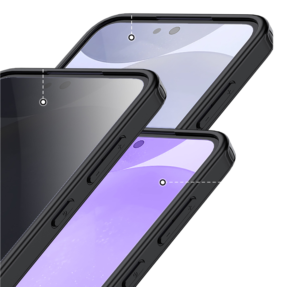 Samsung Galaxy S25 Uyumlu Kılıf Kamera Korumalı Şeffaf Arka Yüzey Zore New Roll Kapak - 1