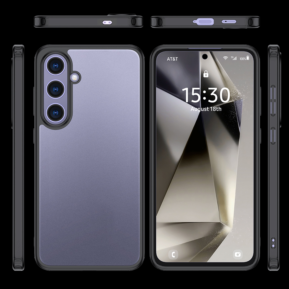 Samsung Galaxy S25 Uyumlu Kılıf Kamera Korumalı Şeffaf Arka Yüzey Zore New Roll Kapak - 6