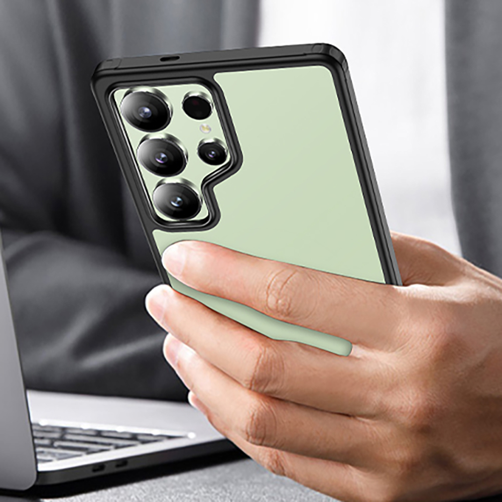 Samsung Galaxy S25 Uyumlu Ultra Kılıf Kamera Korumalı Şeffaf Arka Yüzey Zore New Roll Kapak - 8