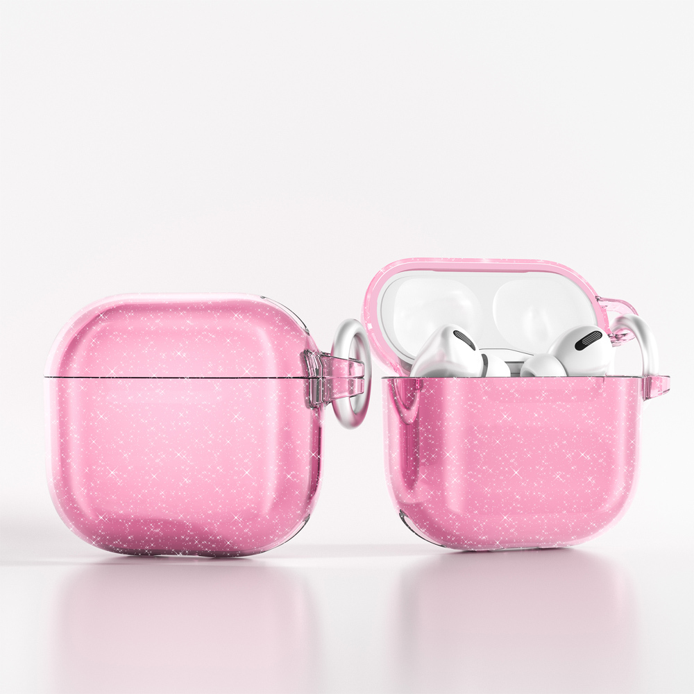 Apple Airpods 4 Uyumlu Zore Allstar Airbag 32 Parlayan Simli Saydam Renkli Kılıf - 1