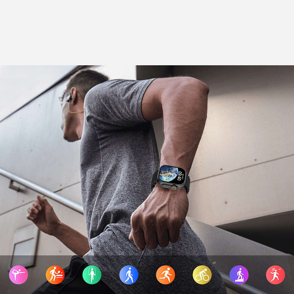 Wiwu SW01 Ultra Lite İOS ve Android Uyumlu Akıllı Saat - 13