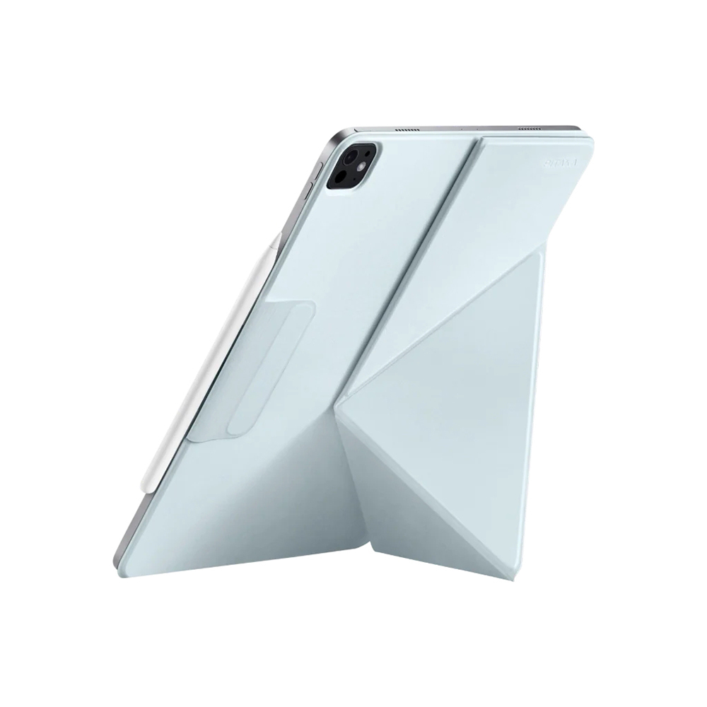 Apple iPad Pro 13 2024 Uyumlu Pitaka MagEZ Falio 2 Kalem Bölmeli Standlı Kılıf - 13