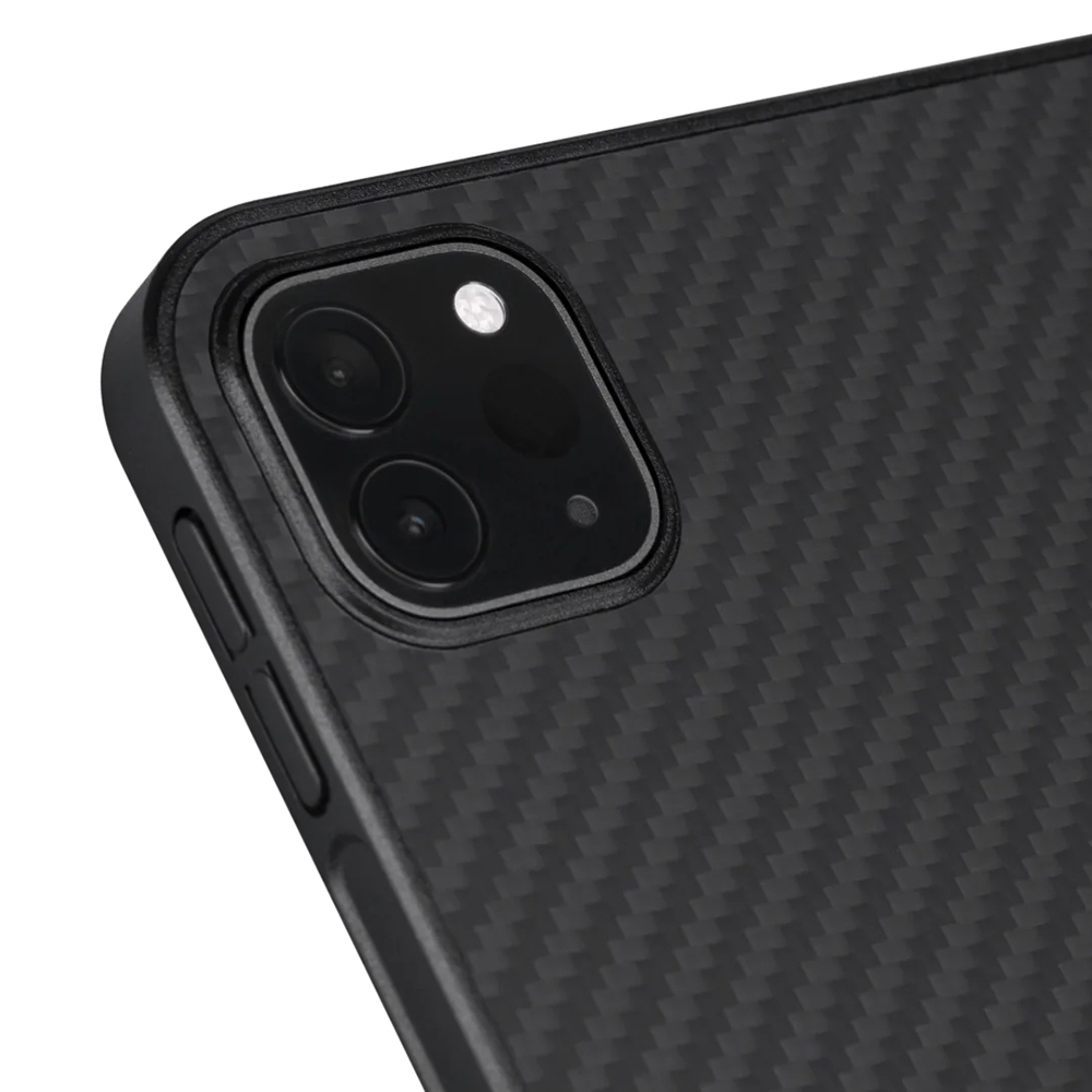 Apple iPad Pro 11 2020 Uyumlu (2.Nesil) Kılıf Aramid Fiber Pitaka Ultra-Slim Classic Serisi Tablet Kapak - 4