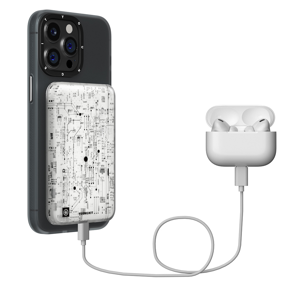 Youngkit Tech Hızlı Şarj Özellikli Wireless Powerbank 15W 5000mAh - 3