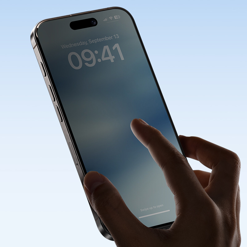 Apple iPhone 16 Pro Uyumlu Benks Ultra İnce Kenarlı Privacy Hayalet Ekran Koruyucu + Kolay Uygulama Aparatlı - 6