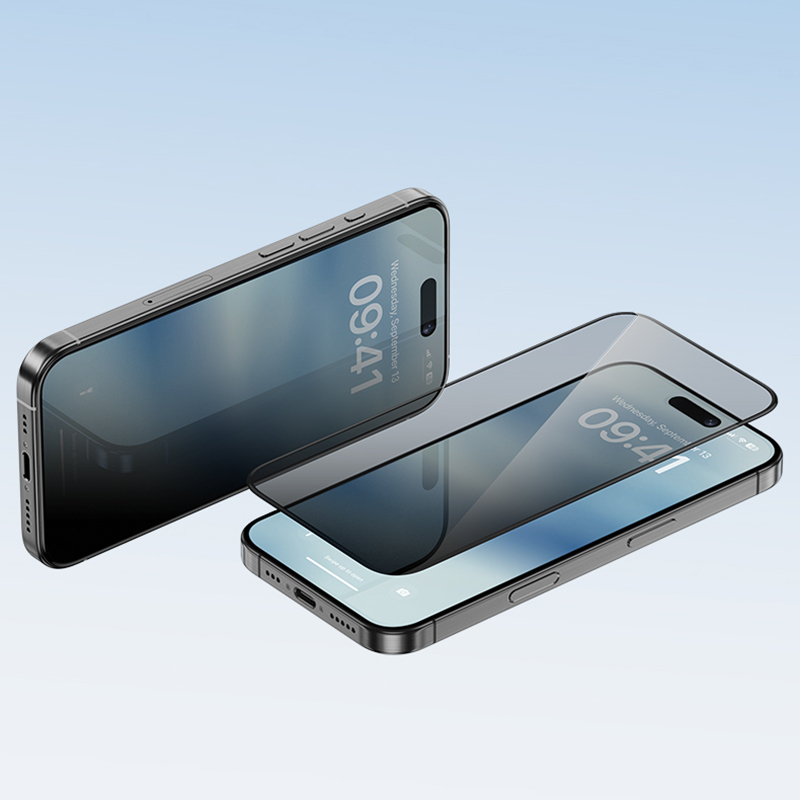 Apple iPhone 16 Pro Max Uyumlu Benks Ultra İnce Kenarlı Privacy Hayalet Ekran Koruyucu + Kolay Uygulama Aparatlı - 7