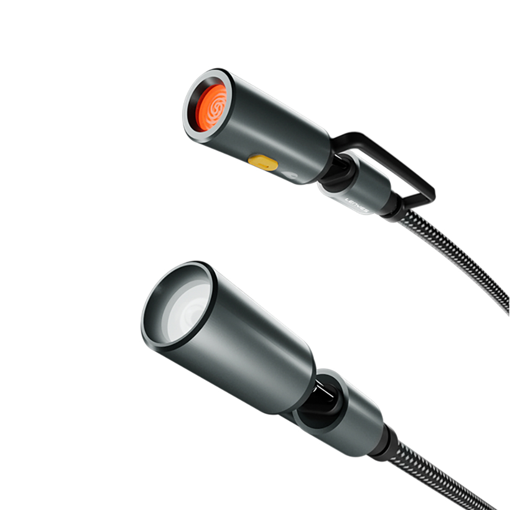 Lenyes LC111 Çoklu Şarj Kablolu Fener Ve Çakmaklık Özellikli 4in1 Kablo 60w 1M - 3