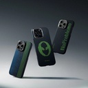 Apple iPhone 15 Pro Uyumlu Kılıf Magsafe Şarj Özellikli Lumintex Teknolojili Fosforlu Aramid Fiber Pitaka Tactile Woven Aries Serisi Kapak - 5