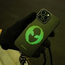 Apple iPhone 15 Pro Uyumlu Kılıf Magsafe Şarj Özellikli Lumintex Teknolojili Fosforlu Aramid Fiber Pitaka Tactile Woven Aries Serisi Kapak - 8