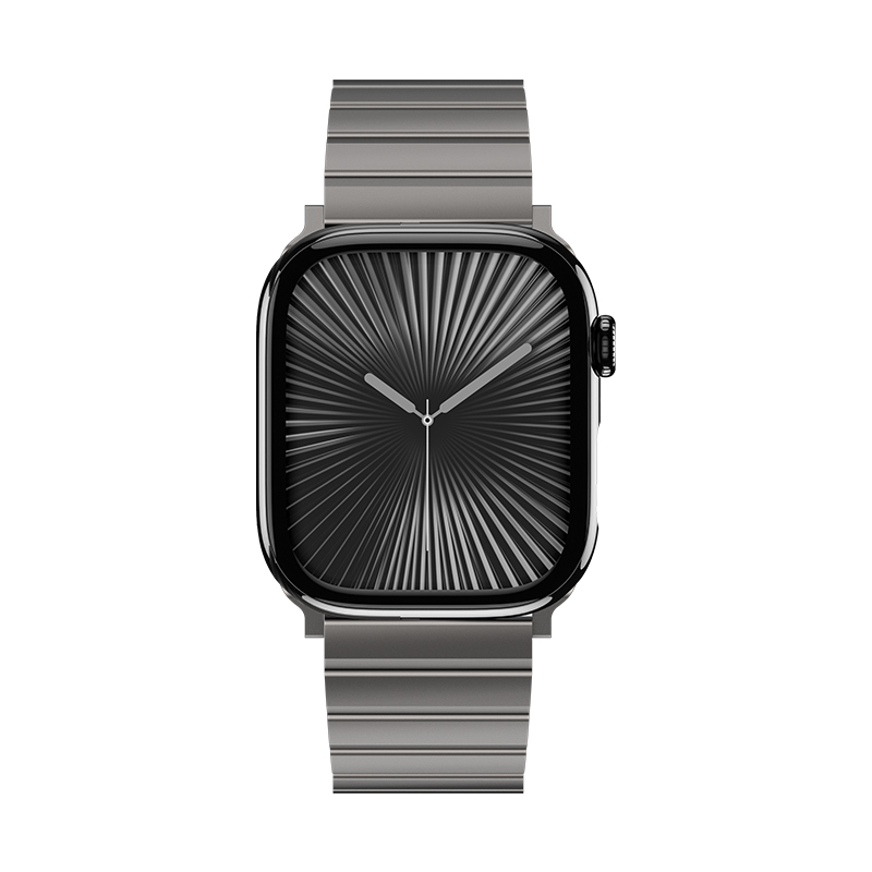 Apple Watch 10 46mm Benks Aero Titan Serisi Titanyum Metal Kordon - 1