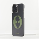 Apple iPhone 15 Pro Max Uyumlu Kılıf  Magsafe Şarj Özellikli Lumintex Teknolojili Fosforlu Aramid Fiber Pitaka Tactile Woven Aries Serisi Kapak - 2