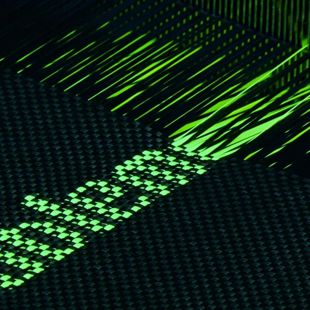 Apple iPhone 15 Pro Max Uyumlu Kılıf  Magsafe Şarj Özellikli Lumintex Teknolojili Fosforlu Aramid Fiber Pitaka Tactile Woven Aries Serisi Kapak - 6