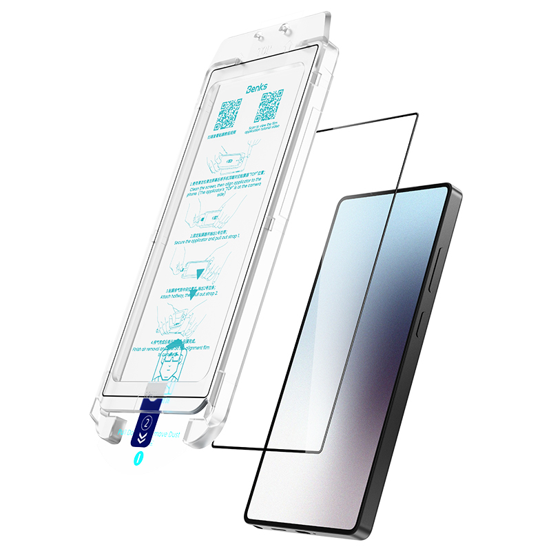 Samsung Galaxy S25 Uyumlu Ultra Benks Ultra Shield HD Ekran Koruyucu + Kolay Uygulama Aparatlı - 3