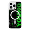 Apple iPhone 16 Pro Uyumlu Kılıf Magsafe Şarj Özellikli Airbagli Çift Katmanlı Youngkit Future Streamer Serisi Kapak - 1