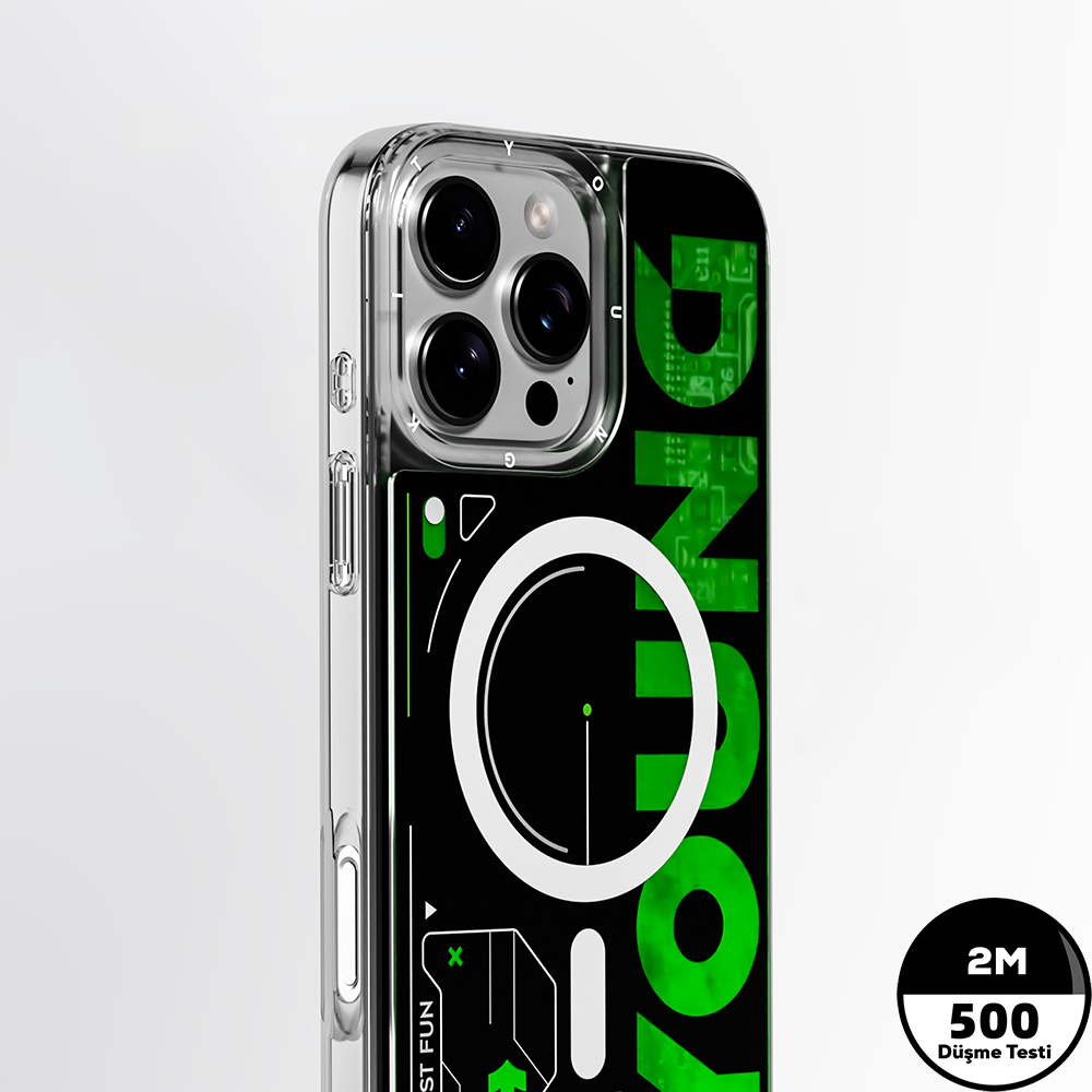 Apple iPhone 16 Pro Max Uyumlu Kılıf Magsafe Şarj Özellikli Airbagli Çift Katmanlı Youngkit Future Streamer Serisi Kapak - 12