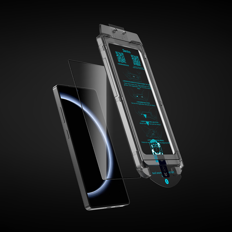 Samsung Galaxy S25 Uyumlu Ultra Benks Glass Warrior AR (Anti Reflective) Ekran Koruyucu + Kolay Uygulama Aparatlı - 10