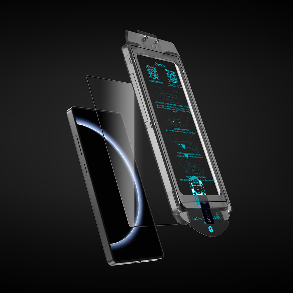 Samsung Galaxy S25 Uyumlu Ultra Benks Glass Warrior HD Cam Ekran Koruyucu + Kolay Uygulama Aparatlı - 10