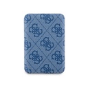 Guess Orjinal Lisanslı Dijital Led Göstergeli PU Deri 4G Desenli Metal Yazı Logolu Powerbank 5000mAh 15W - 6