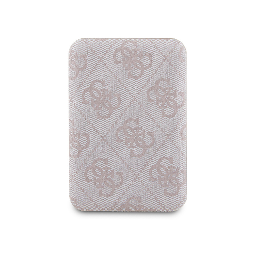 Guess Orjinal Lisanslı Dijital Led Göstergeli PU Deri 4G Desenli Metal Yazı Logolu Powerbank 5000mAh 15W - 9