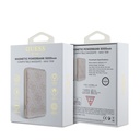 Guess Orjinal Lisanslı Dijital Led Göstergeli PU Deri 4G Desenli Metal Yazı Logolu Powerbank 5000mAh 15W - 11