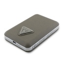 Guess Orjinal Lisanslı Dijital Led Göstergeli PU Deri Yüzey Üçgen Logolu Powerbank 5000mAh 15W - 1