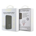 Guess Orjinal Lisanslı Dijital Led Göstergeli PU Deri Yüzey Üçgen Logolu Powerbank 5000mAh 15W - 4