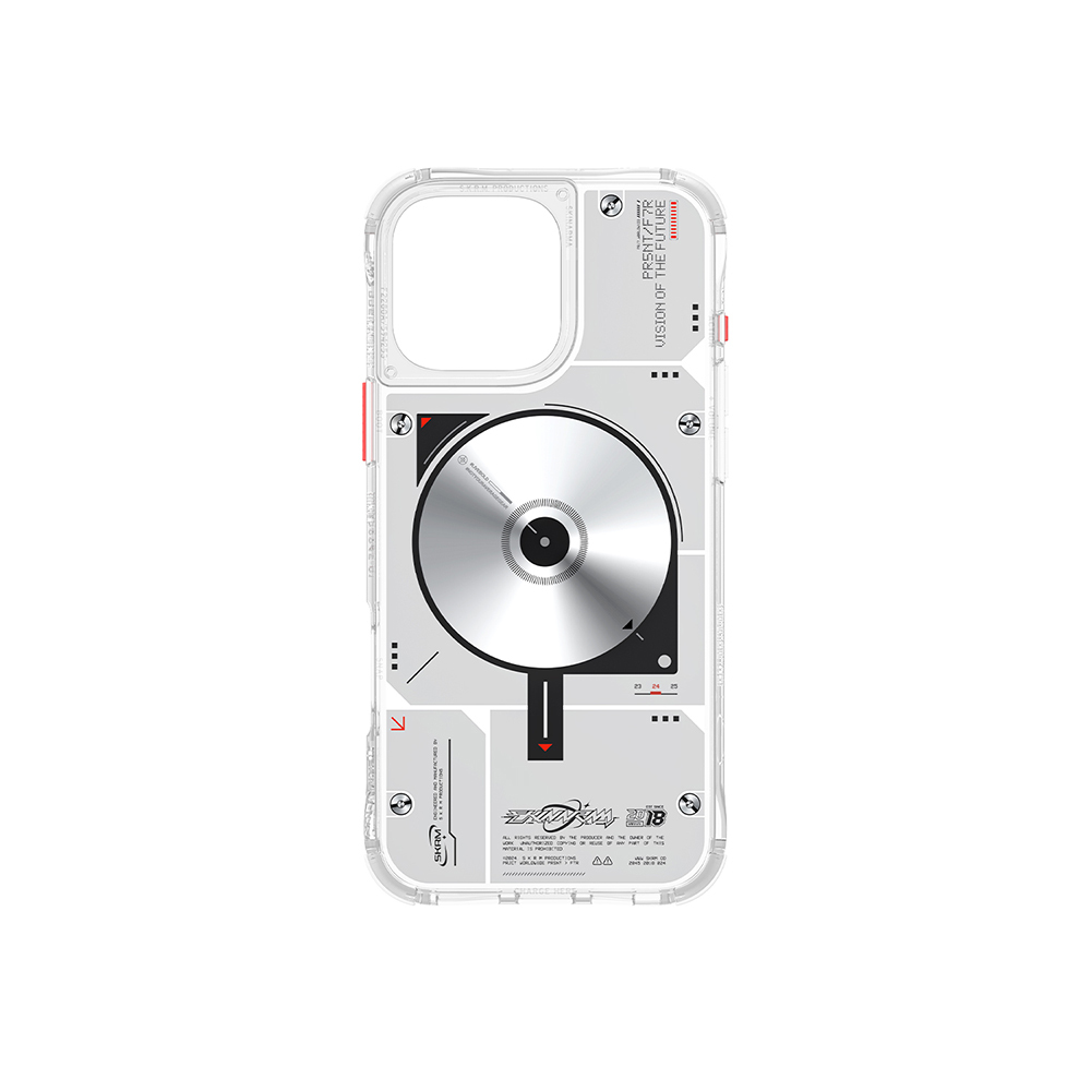 Apple iPhone 16 Pro Uyumlu Kılıf Magsafe Şarj Özellikli Disk Desenli Airbag Tasarımlı Skinarma Nova Kapak - 6