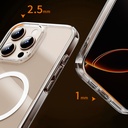 Apple iPhone 16 Uyumlu Kılıf Wiwu MCC-102 Magnetic Crystal Sert PC Kapak - 6