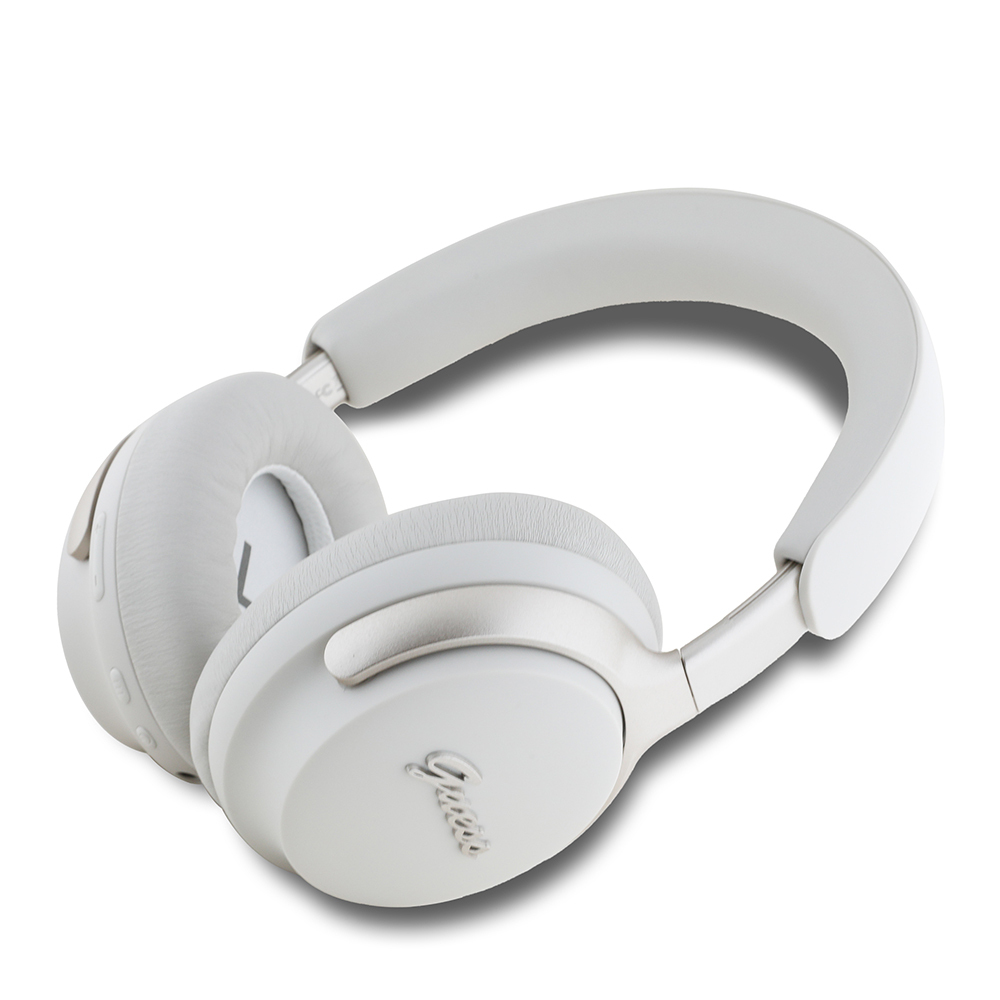 Guess Orjinal Lisanslı ANC/ENC Özellikli Metal Yazı Logolu Script Serisi Kulak Üstü Bluetooth Kulaklık v5.3 - 1