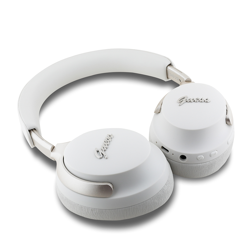 Guess Orjinal Lisanslı ANC/ENC Özellikli Metal Yazı Logolu Script Serisi Kulak Üstü Bluetooth Kulaklık v5.3 - 3