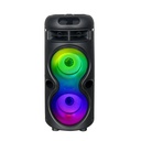Zore GD-2402 Dijital LED Göstergeli FM Radyolu Mikrofonlu RGB TWS Çift 4 inç Stereo Bass Kablosuz Karaoke Hoparlör - 2
