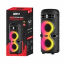 Zore GD-2402 Dijital LED Göstergeli FM Radyolu Mikrofonlu RGB TWS Çift 4 inç Stereo Bass Kablosuz Karaoke Hoparlör - 9
