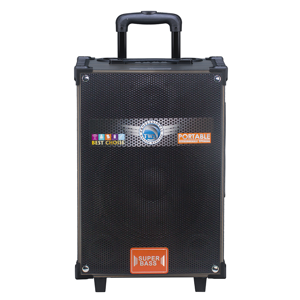 Zore LT-910 Dijital LED Göstergeli FM Radyolu Mikrofonlu Gitar Girişli TWS 10 inç Stereo Bass Kablosuz Karaoke Hoparlör - 2