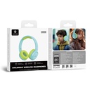 Lenyes LKH30 Ayarlanabilir Katlanabilir Çocuklara Özel Işık Efektli Kulak Üstü Kablolu ve Bluetooth Kulaklık v5.3 - 6