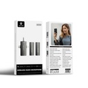 Lenyes LM202 3in1 Type-C\Lightning\3,5mm Portlu Kablosuz Yaka Mikrofonu - 4