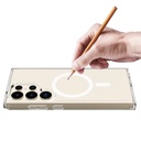 Samsung Galaxy S25 Uyumlu Ultra Kılıf Magsafe Şarj Özellikli Şeffaf Sert PC Zore Embos Kapak - 2