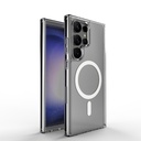 Samsung Galaxy S25 Uyumlu Ultra Kılıf Magsafe Şarj Özellikli Şeffaf Sert PC Zore Embos Kapak - 6