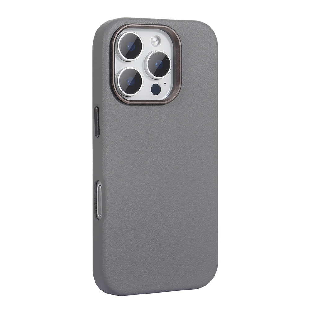 Apple iPhone 16 Pro Max Uyumlu Kılıf Magsafe Şarj Özellikli PU Deri Zore Adora Kapak - 3