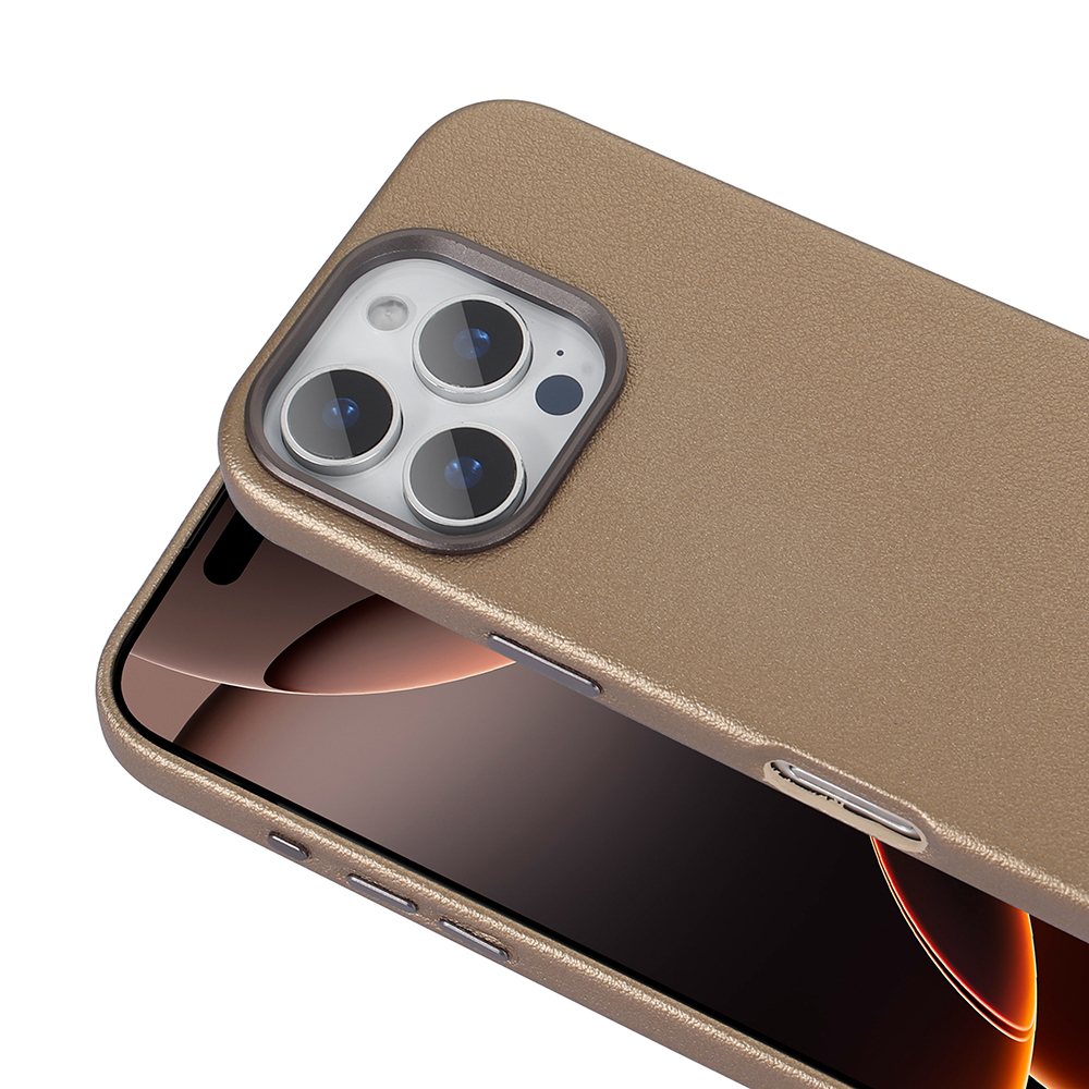 Apple iPhone 16 Pro Max Uyumlu Kılıf Magsafe Şarj Özellikli PU Deri Zore Adora Kapak - 6