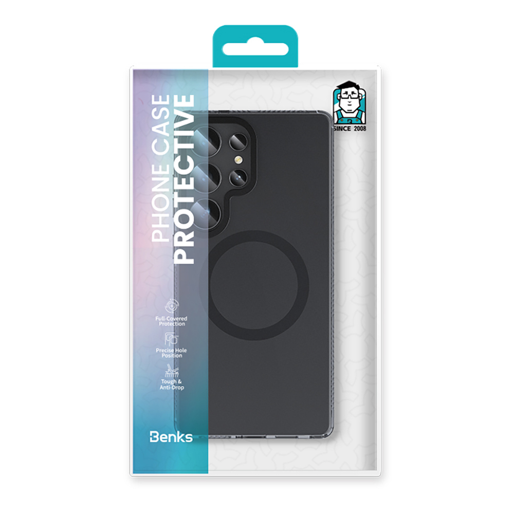 Samsung Galaxy S25 Uyumlu Ultra Kılıf Magsafe Şarj Özellikli Benks Lucid Armor Kapak - 7