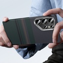 Samsung Galaxy S25 Uyumlu Ultra Kılıf Magsafe Şarj Özellikli Karbon Fiber Tasarımlı Benks Aurora ArmorAir Kevlar Kapak - 5