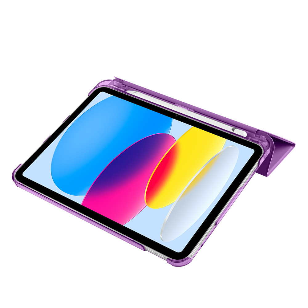 Apple iPad Air 10.9 2022 Uyumlu (10.Nesil) Zore Smart Cover Kalem Bölmeli Standlı 1-1 Kılıf - 19