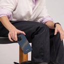 Apple iPhone 16 Pro Uyumlu Kılıf Magsafe Şarj Özellikli Lumintex Teknolojili Fosforlu Özellikli Aramid Fiber Pitaka Tactile Woven Starpeak Serisi Milky Way Galaxy Kapak - 7