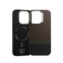 Apple iPhone 16 Pro Uyumlu Kılıf Magsafe Şarj Özellikli Karbon Fiber Tasarımlı Benks Prestige ArmorAir Kevlar Kapak - 7